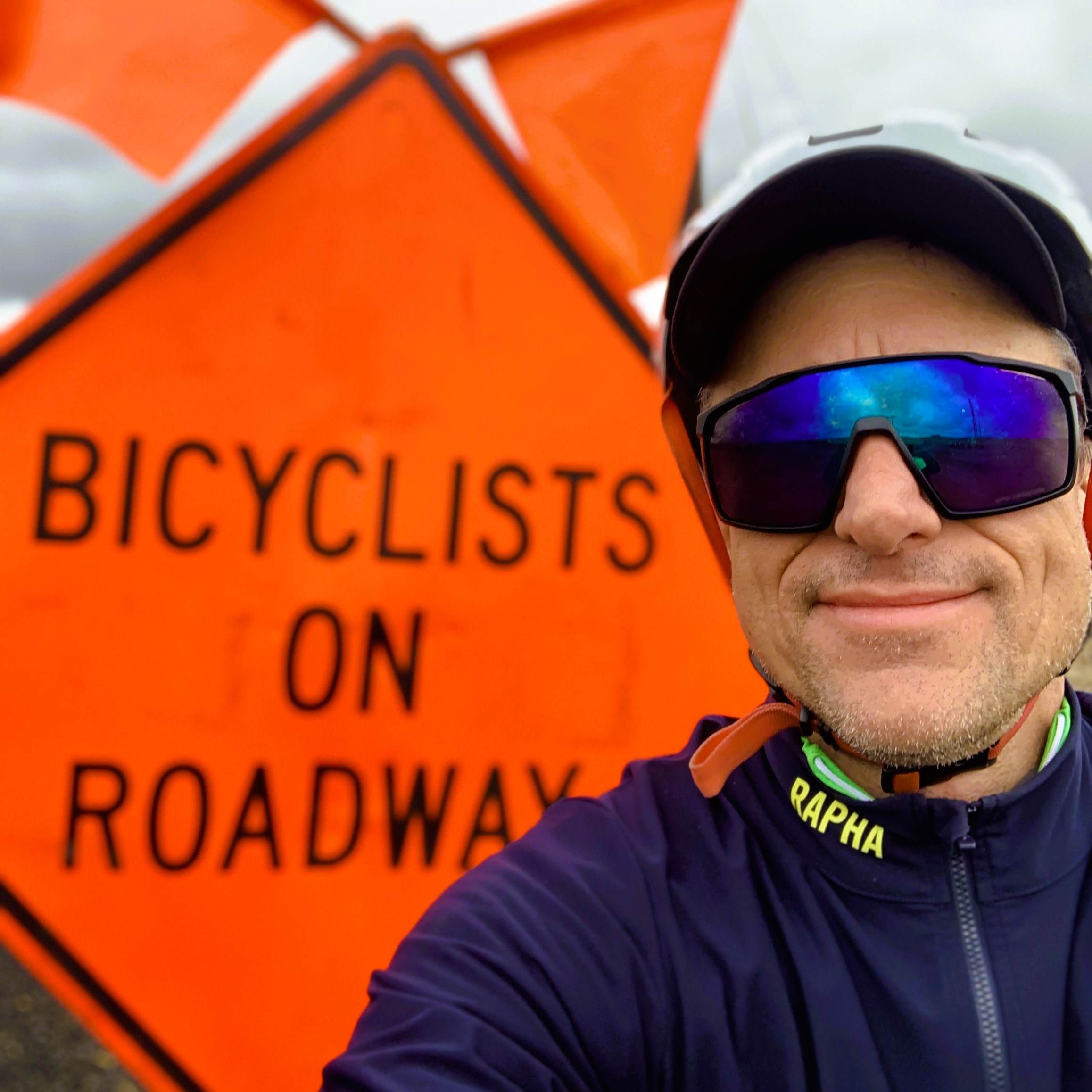 bicyclists on roadway!